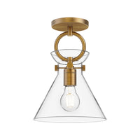 Emerson 9" 1-Light Semi Flush Mount