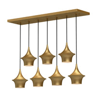 Emiko 36" 7-Light Linear Pendant