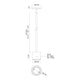 Nordic 3" (3" Dia.) LED Exterior Pendant