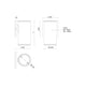 Nordic 7" (3" Dia.) LED Exterior Wall