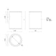Nordic 7" (5" Dia.) LED Exterior Wall