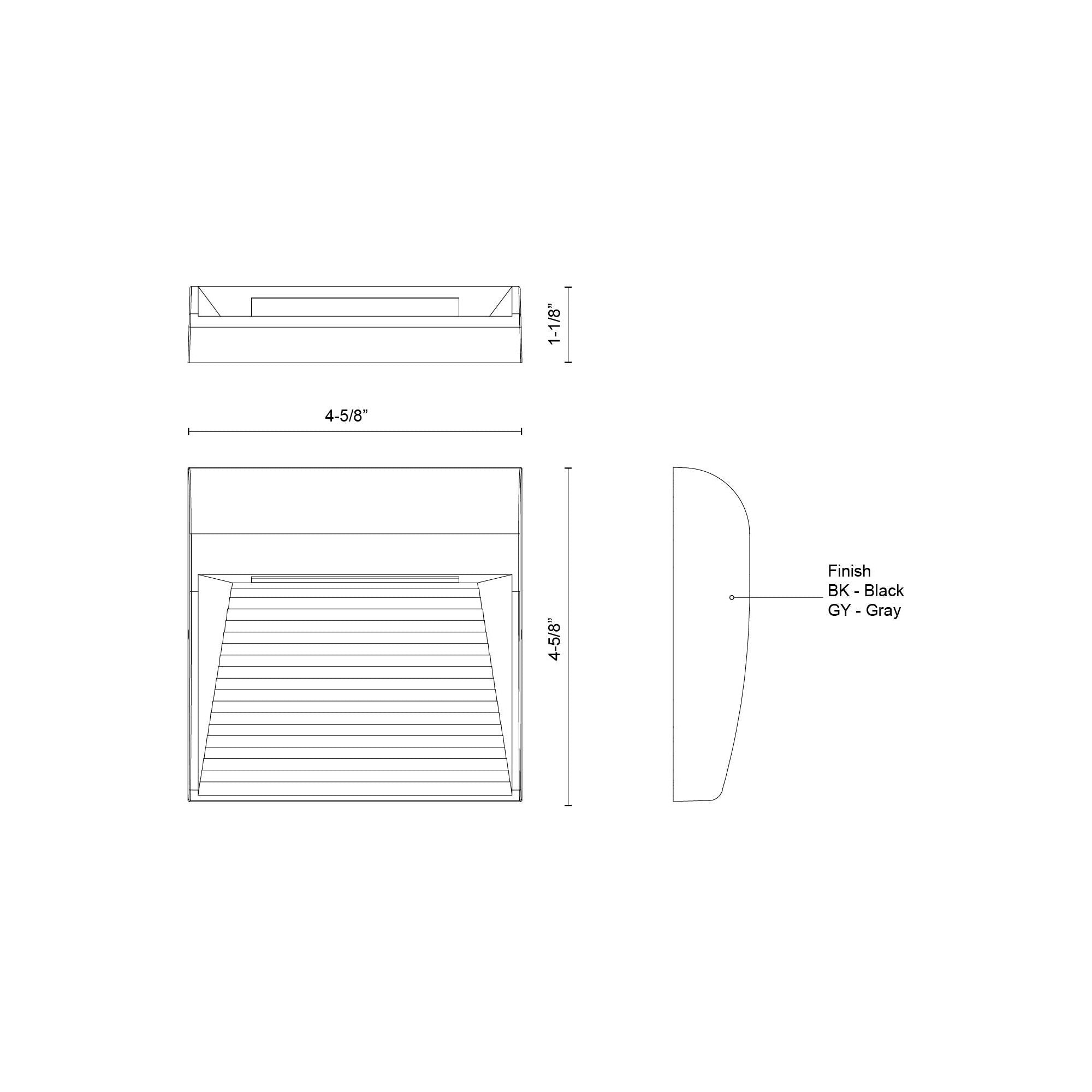 Casa 5" LED Exterior Wall Sconce