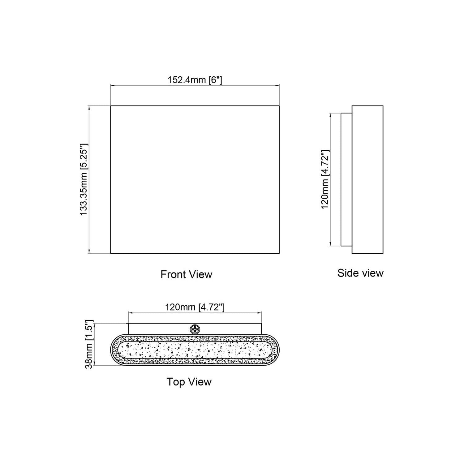 Vista LED Exterior Wall Light