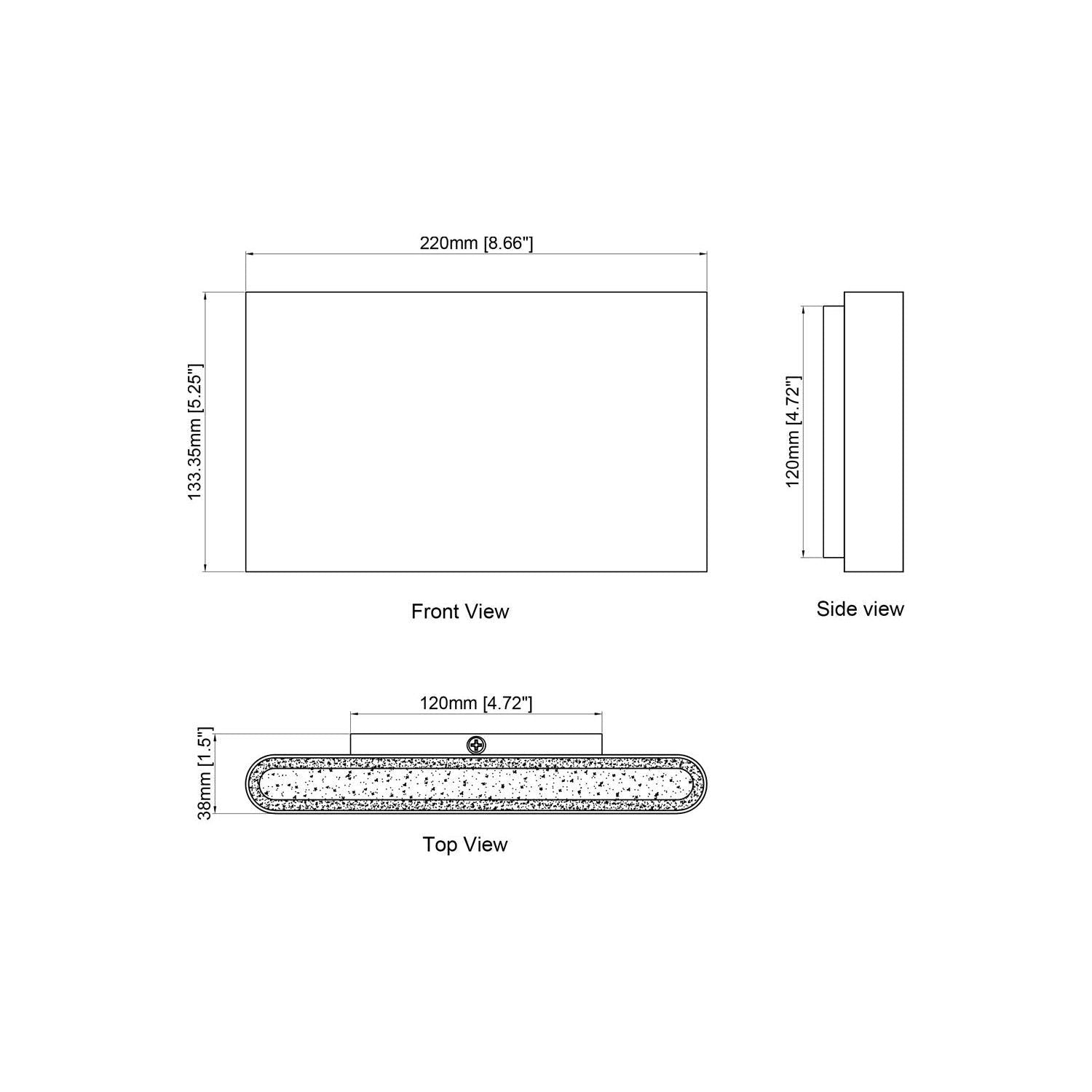 Vista LED Exterior Wall Light