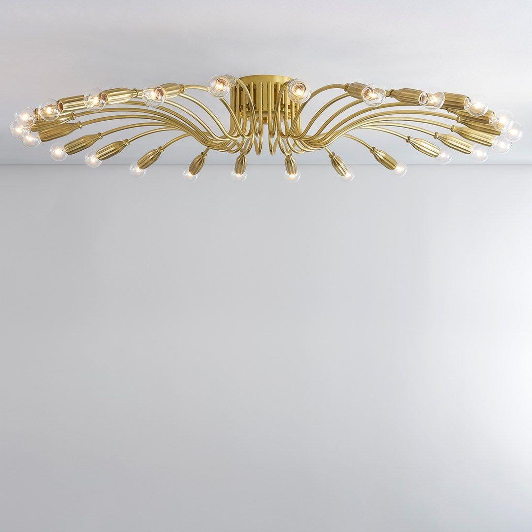 Barney 24-Light Semi Flush