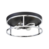 Easton 2-Light Round Flush Mount