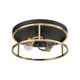 Easton 2-Light Round Flush Mount