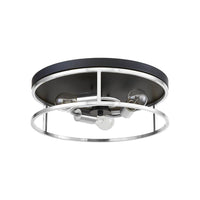 Easton 3-Light Round Flush Mount