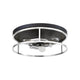 Easton 3-Light Round Flush Mount