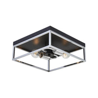 Easton 2-Light Square Flush Mount