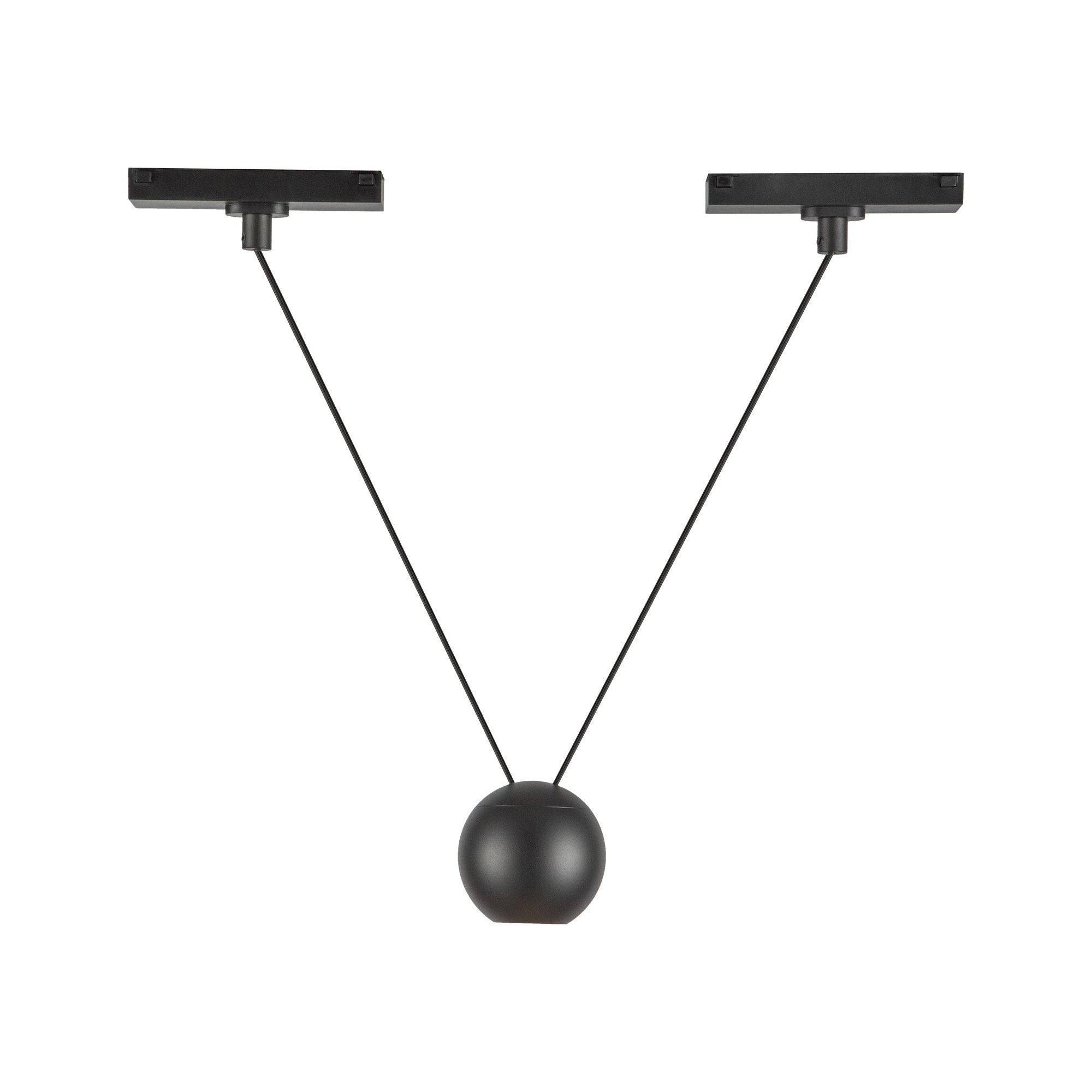 Faria Double 3" Trilo Track Pendant