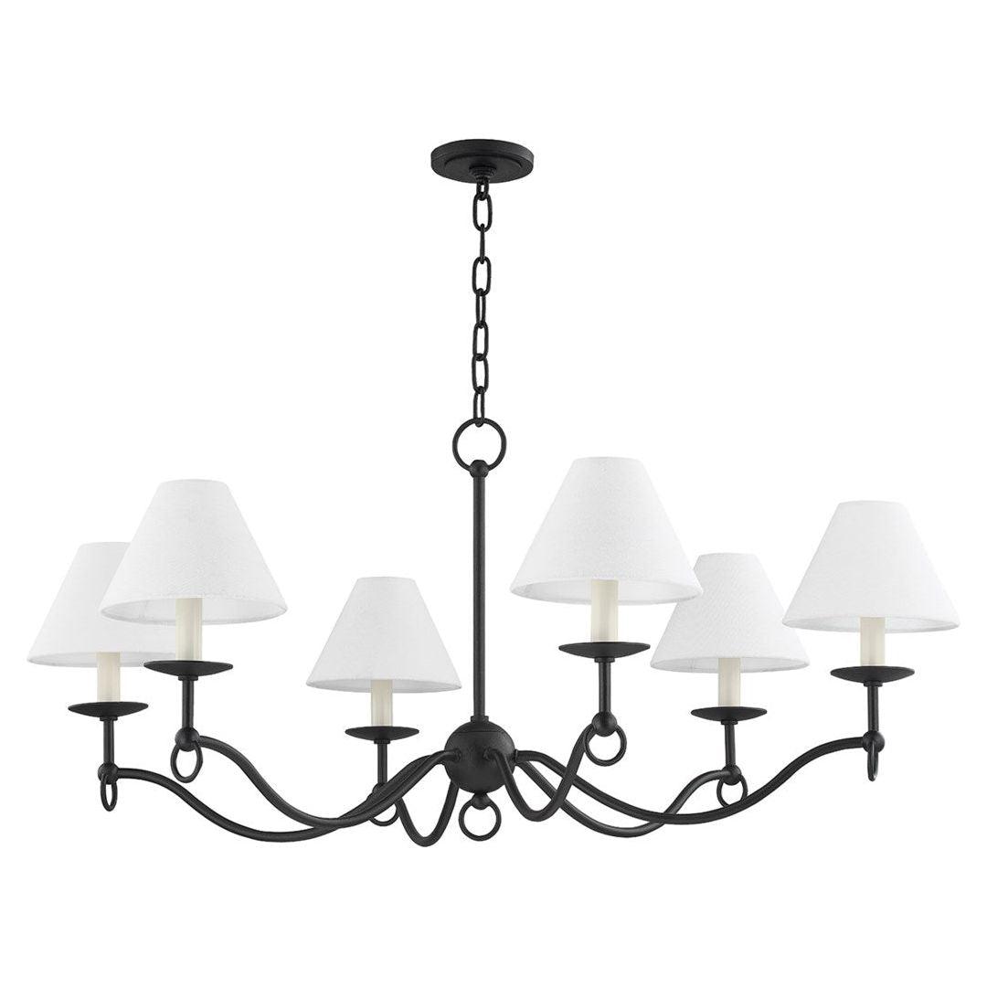 Troy - Massi 6-Light Chandelier - Lights Canada