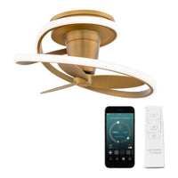 Veloce Indoor/Outdoor 3-Blade 28" LED Smart Fandelier