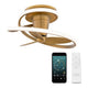 Veloce Indoor/Outdoor 3-Blade 28" LED Smart Fandelier