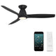 Skylark Indoor/Outdoor 3-Blade 54" LED Smart Flush Mount Ceiling Fan