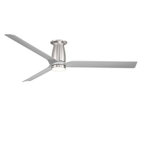 Smooth 52" LED Flush Mount Ceiling Fan