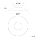 Miso 22" LED Flush Mount