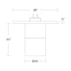 Twist-N-Lite LED 3.5" Surface Mount Cylinder Ambient Light