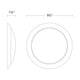 Disc LED 9" Round Flush Mount
