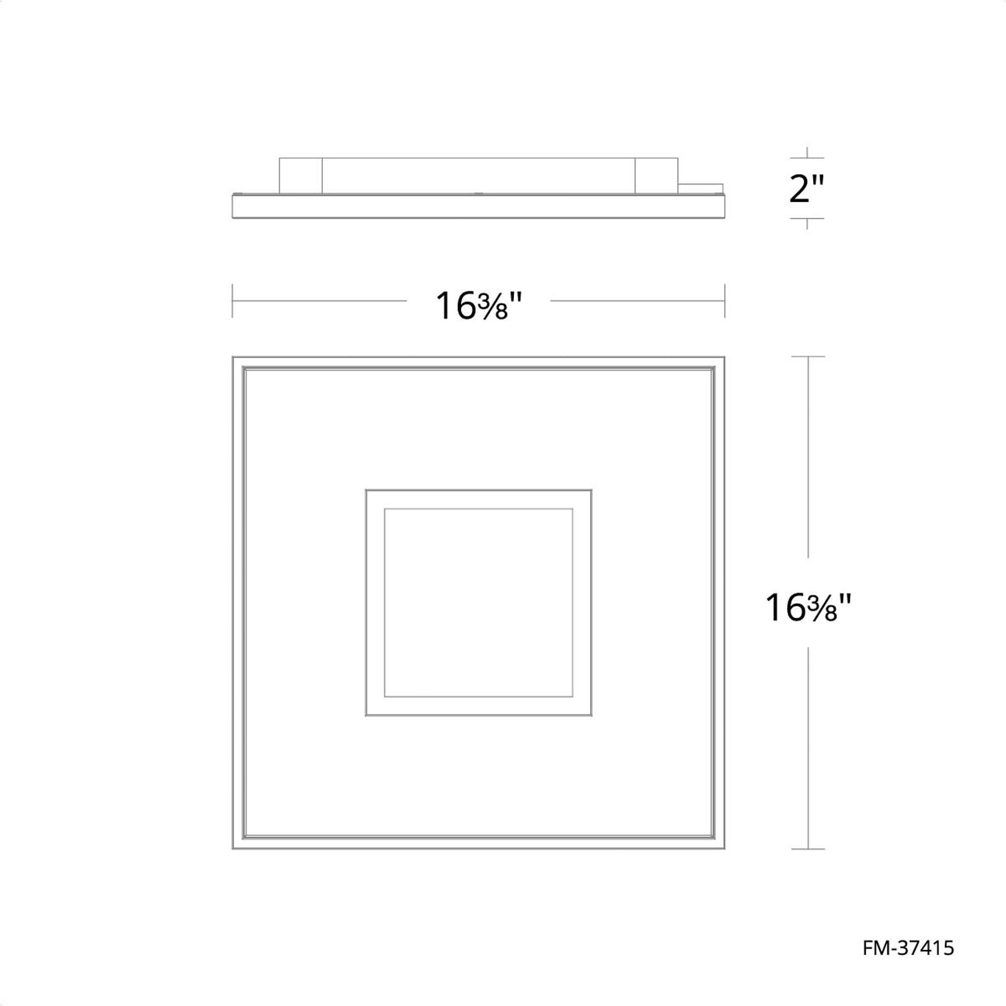 Pinpoint 16" LED Flush Mount