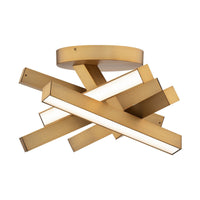 Chaos 17" LED Semi Flush Mount