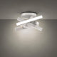 Chaos 17" LED Semi Flush Mount