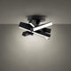 Chaos 17" LED Semi Flush Mount