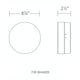 Pi 9" LED Round Flush Mount