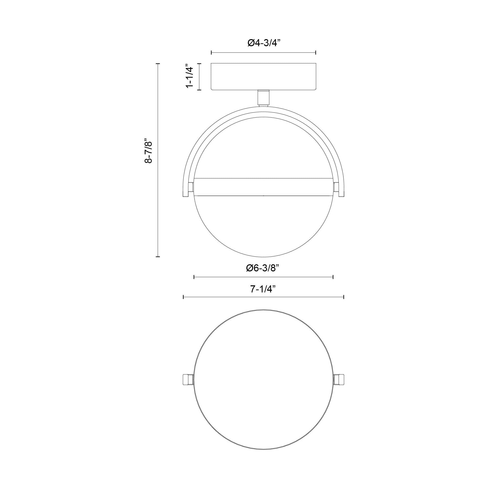 Globo 7" LED Flush Mount