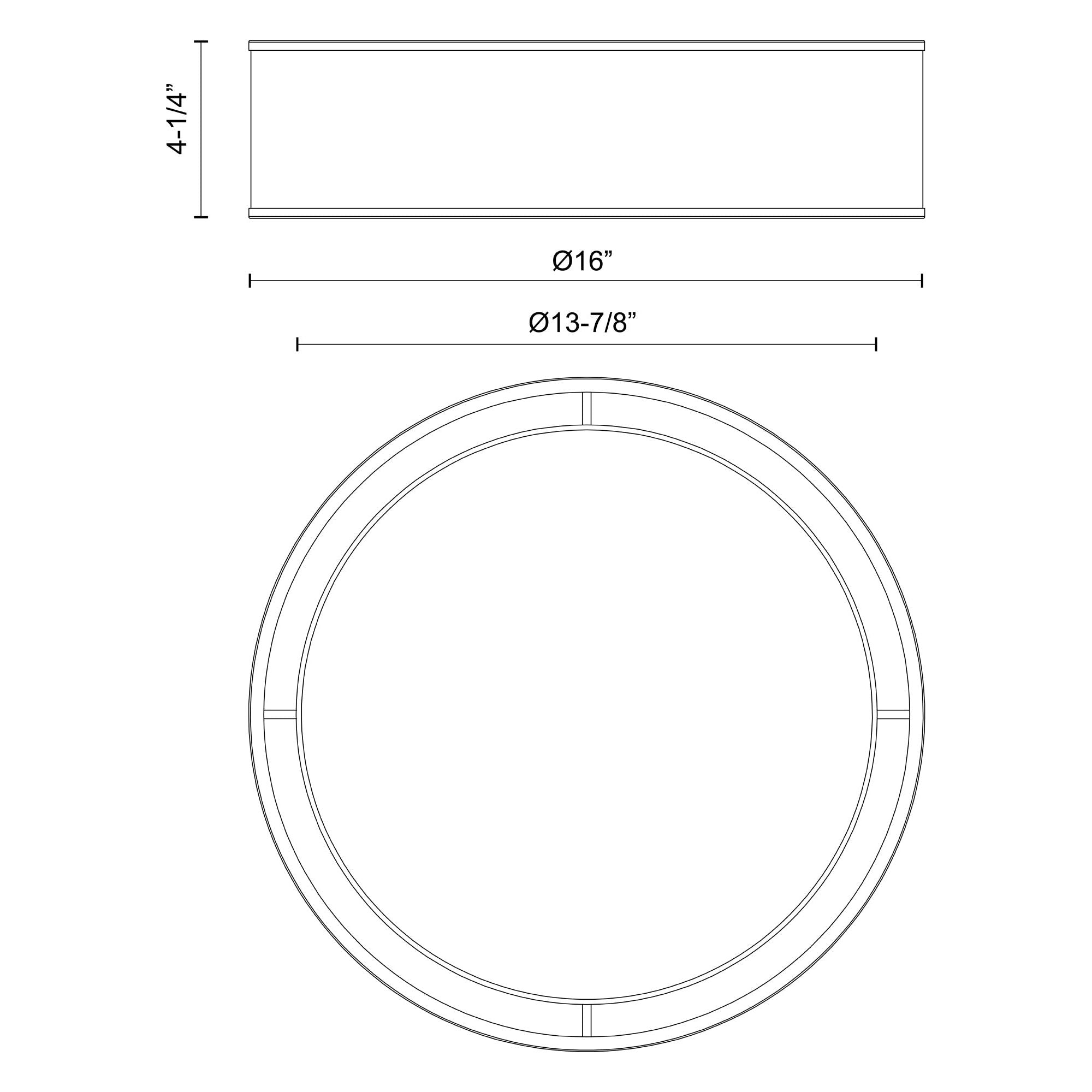 Lyla 16" Flush Mount