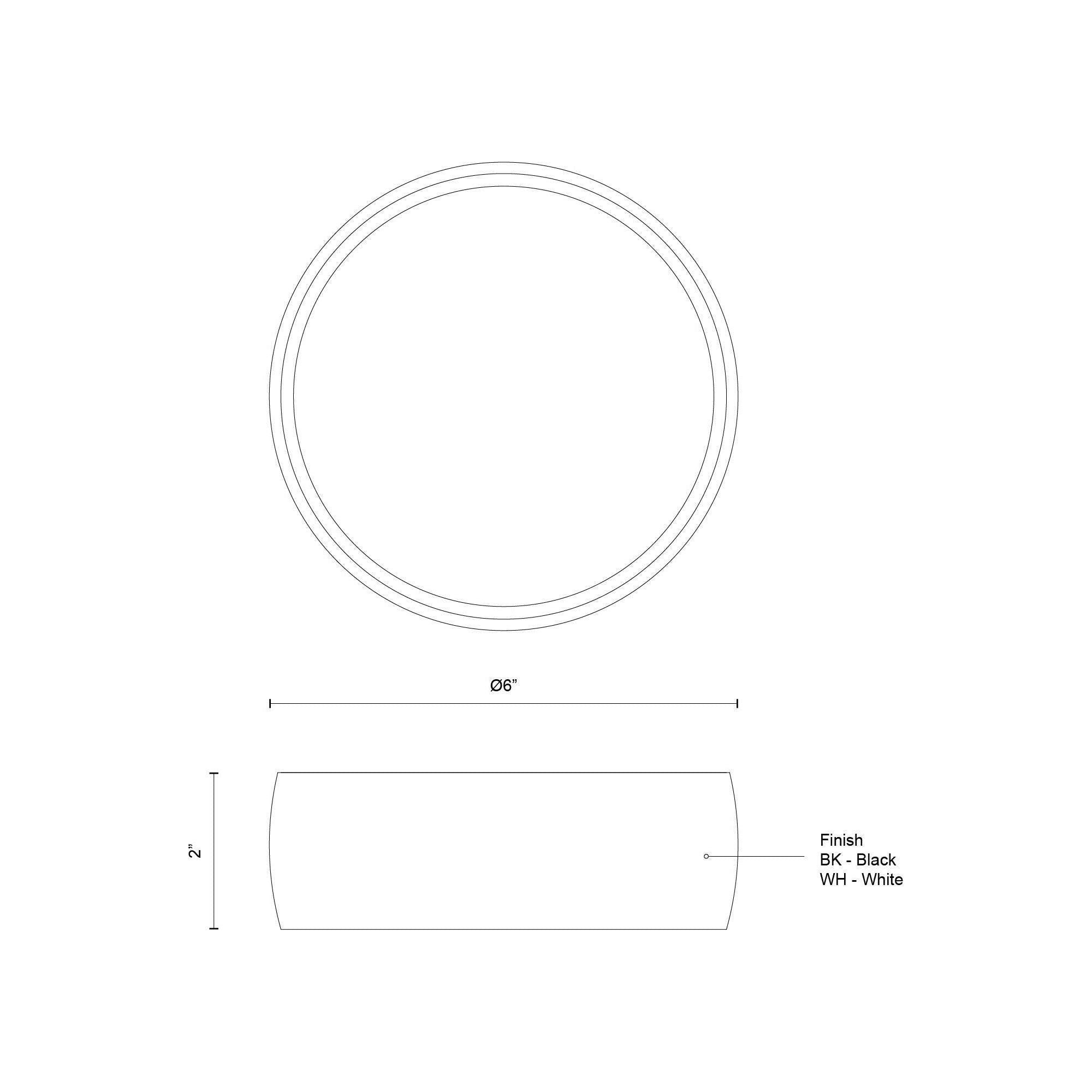 Savile 4" Flush Mount