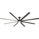 Modern Forms - Hydra Indoor/Outdoor 8-Blade 120" Smart Ceiling Fan with LED Light Kit - Lights Canada