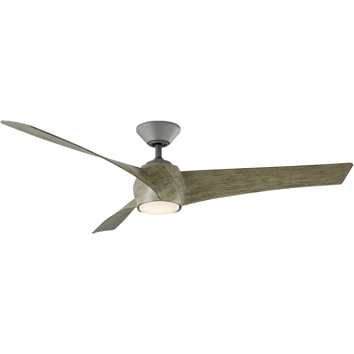 Modern Forms - Twirl Indoor/Outdoor 3-Blade Smart Ceiling Fan 58" LED Light Kit and Remote Control - Lights Canada