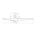 Modern Forms - Twirl Indoor/Outdoor 3-Blade Smart Ceiling Fan 58" LED Light Kit and Remote Control - Lights Canada