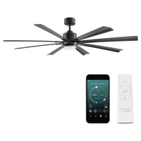 Size Matters Indoor/Outdoor 8-Blade 65" LED Smart Ceiling Fan
