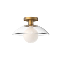 Francesca 12" 1-Light Semi Flush Mount