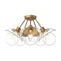 Francesca 20" 5-Light Semi Flush Mount