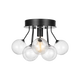 Bronzeville One Light Semi-Flush Mount