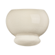 Cream ceramic bubble wall sconce product cutout on transparent background