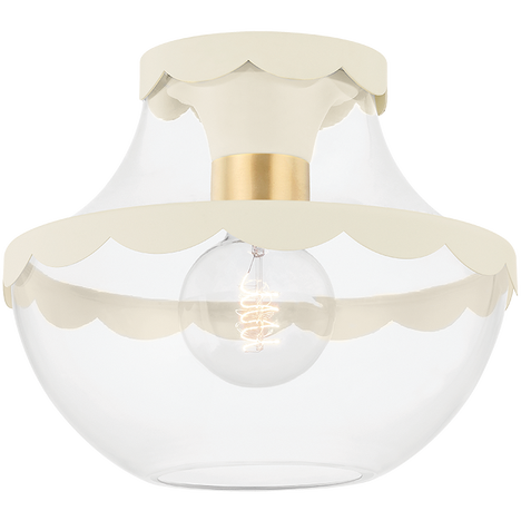 Alaina 1-Light Semi Flush