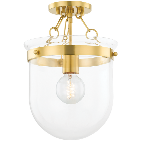 Dunbar 1-Light Semi Flush