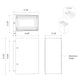 Helsinki 3" Exterior Wall Sconce
