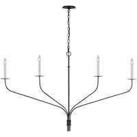 Belfair Grande Four Light Linear Chandelier