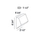 Kilo Outdoor LED Wall Mount