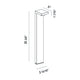 Pallito 26" LED Bollard Round