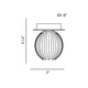 Cosmo 1-Light Wall Sconce