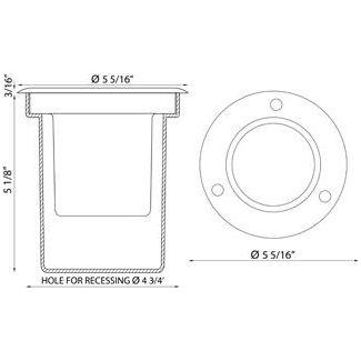 23817 1-Light 35W In-Ground