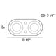 Nymark 2-Light LED Surface Mount