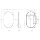 Linden 24x42" LED Mirror
