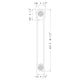 Swing 36" Outdoor Wall Mount